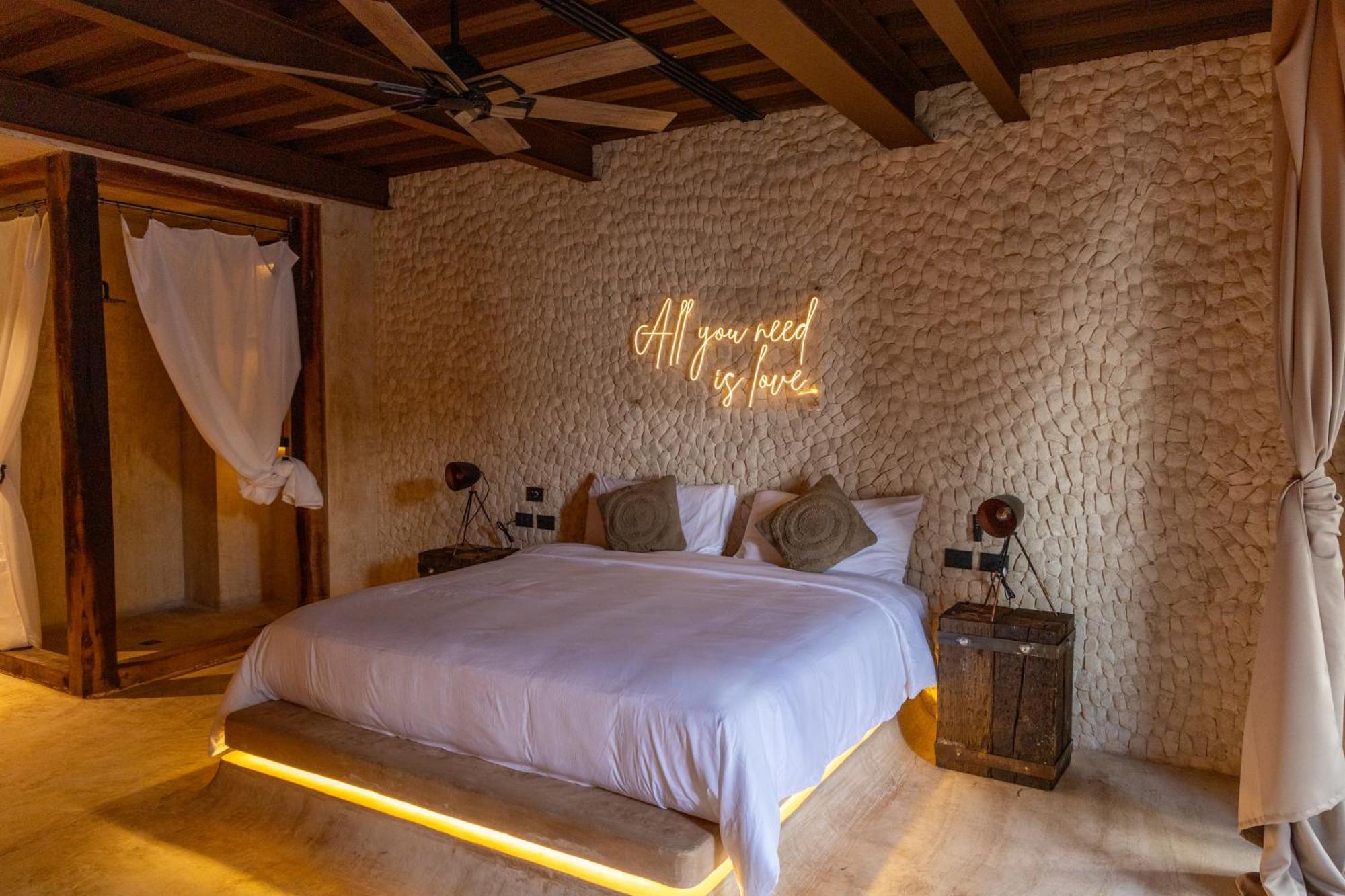 Awa Holbox Hotel Boutique - Beach Front Buitenkant foto