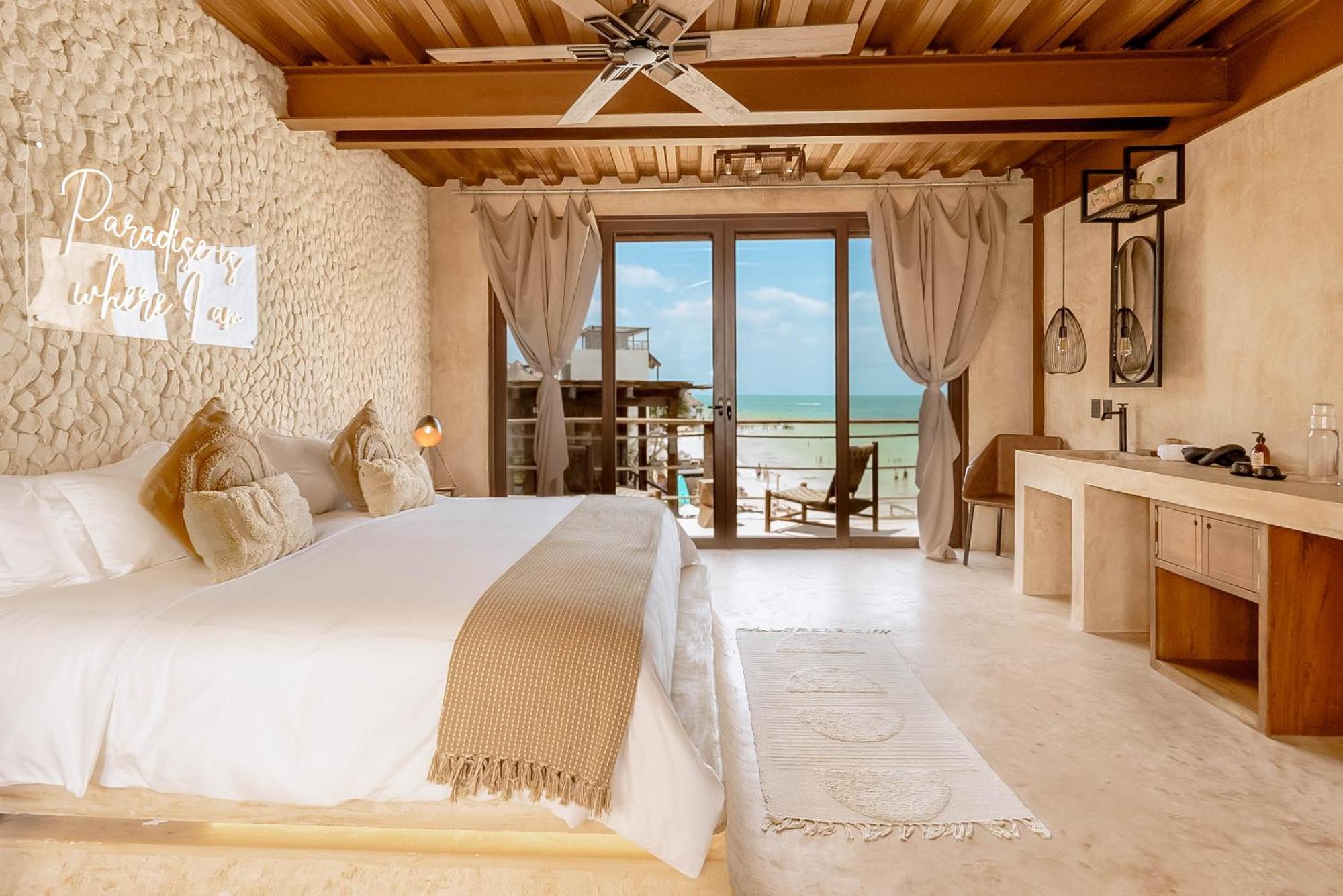 Awa Holbox Hotel Boutique - Beach Front Buitenkant foto