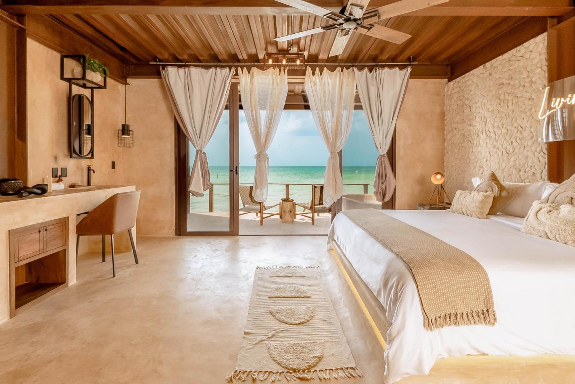 Awa Holbox Hotel Boutique - Beach Front Buitenkant foto