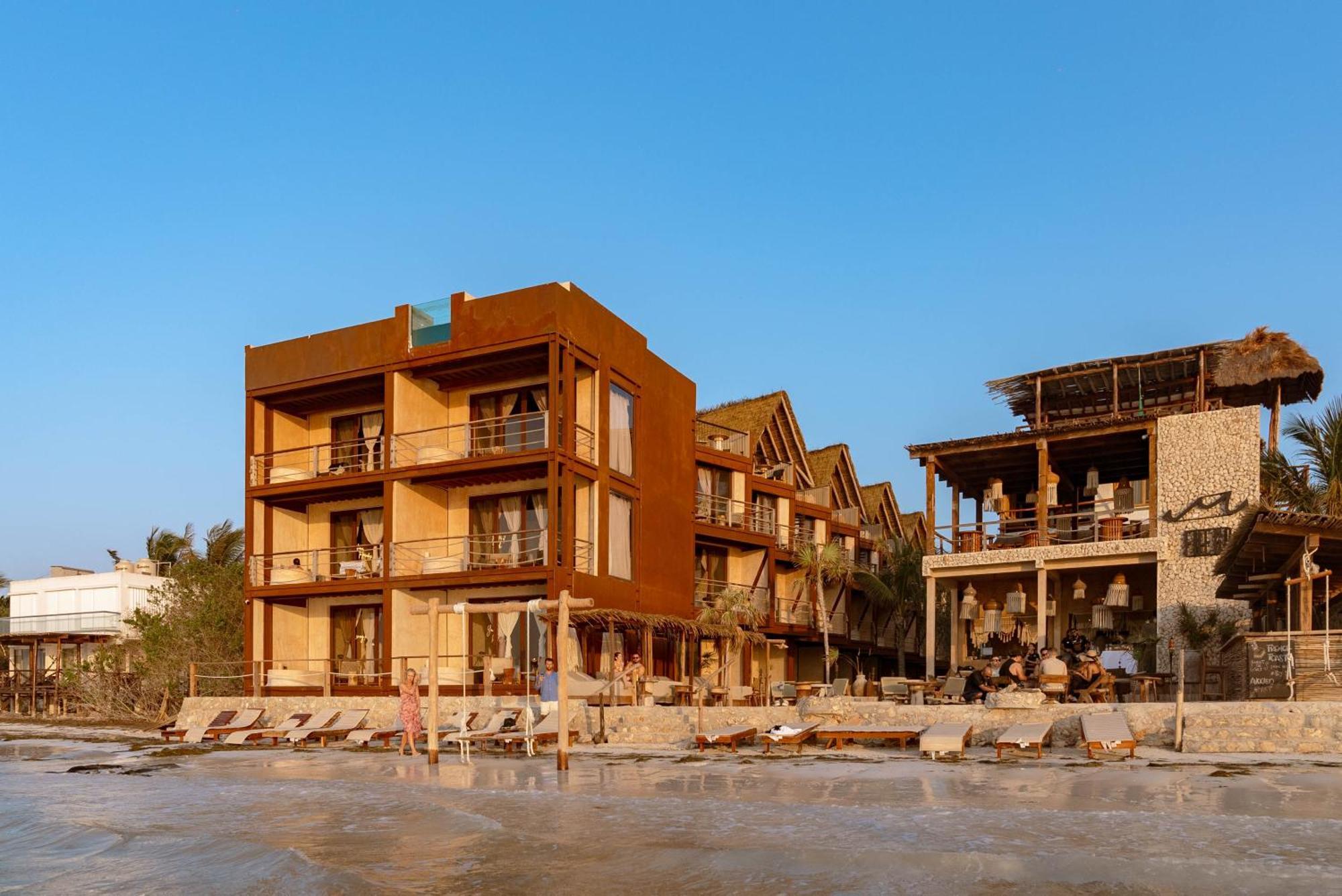 Awa Holbox Hotel Boutique - Beach Front Buitenkant foto
