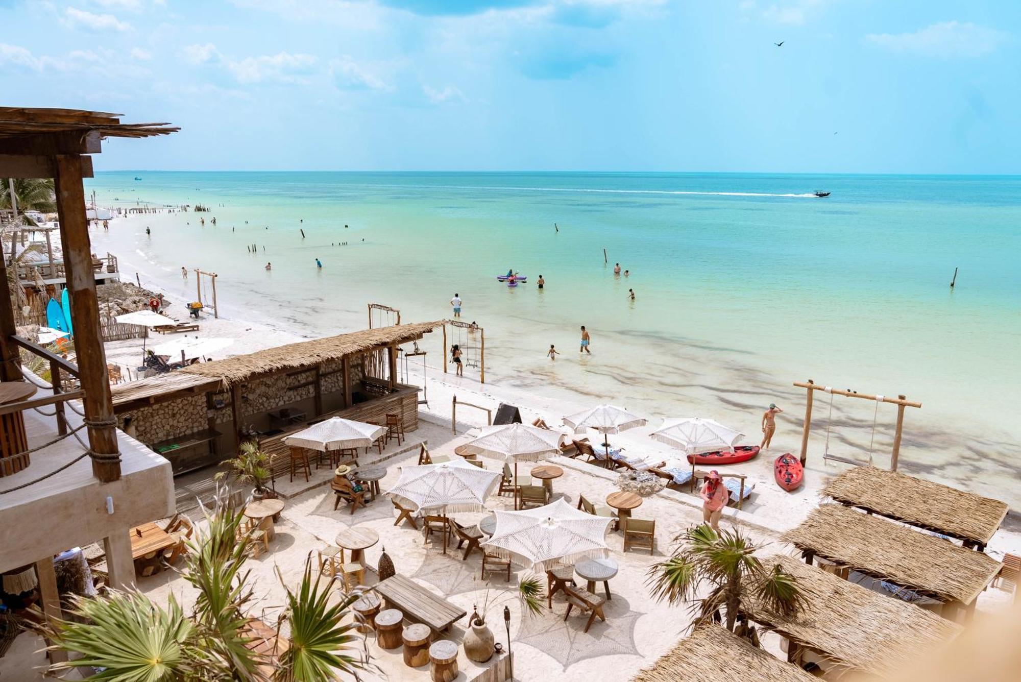 Awa Holbox Hotel Boutique - Beach Front Buitenkant foto