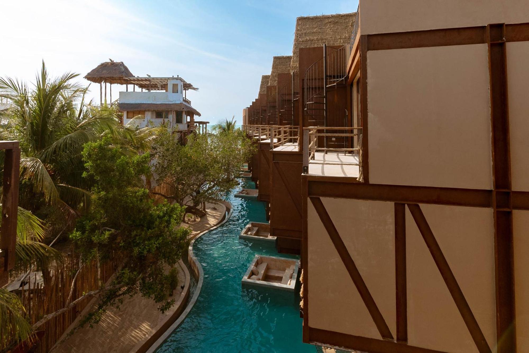 Awa Holbox Hotel Boutique - Beach Front Buitenkant foto
