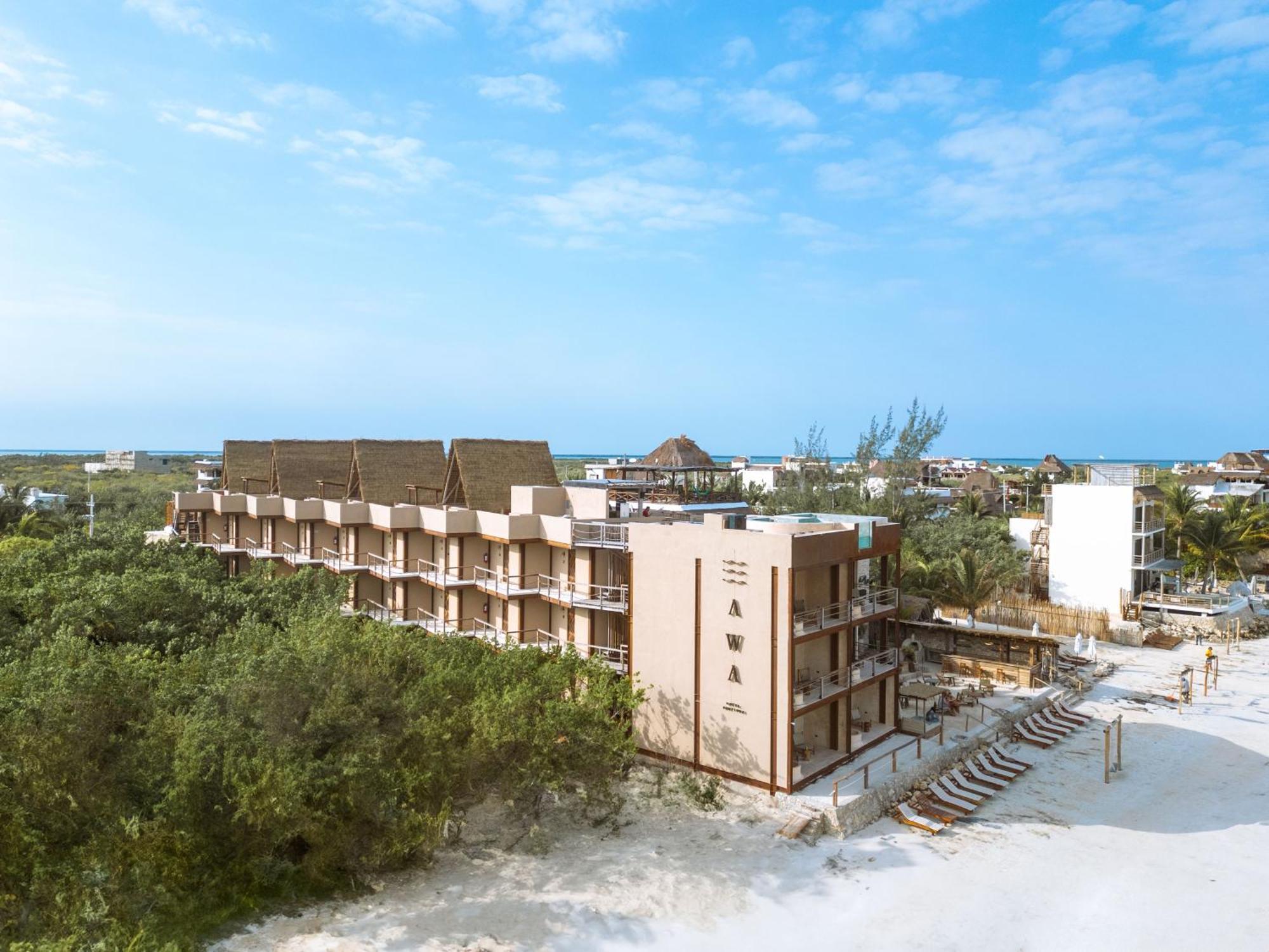 Awa Holbox Hotel Boutique - Beach Front Buitenkant foto
