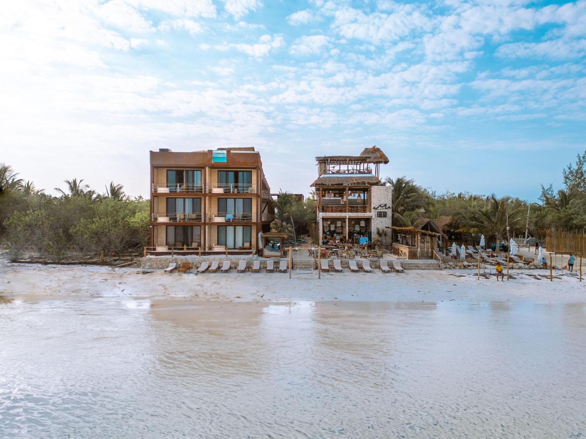 Awa Holbox Hotel Boutique - Beach Front Buitenkant foto