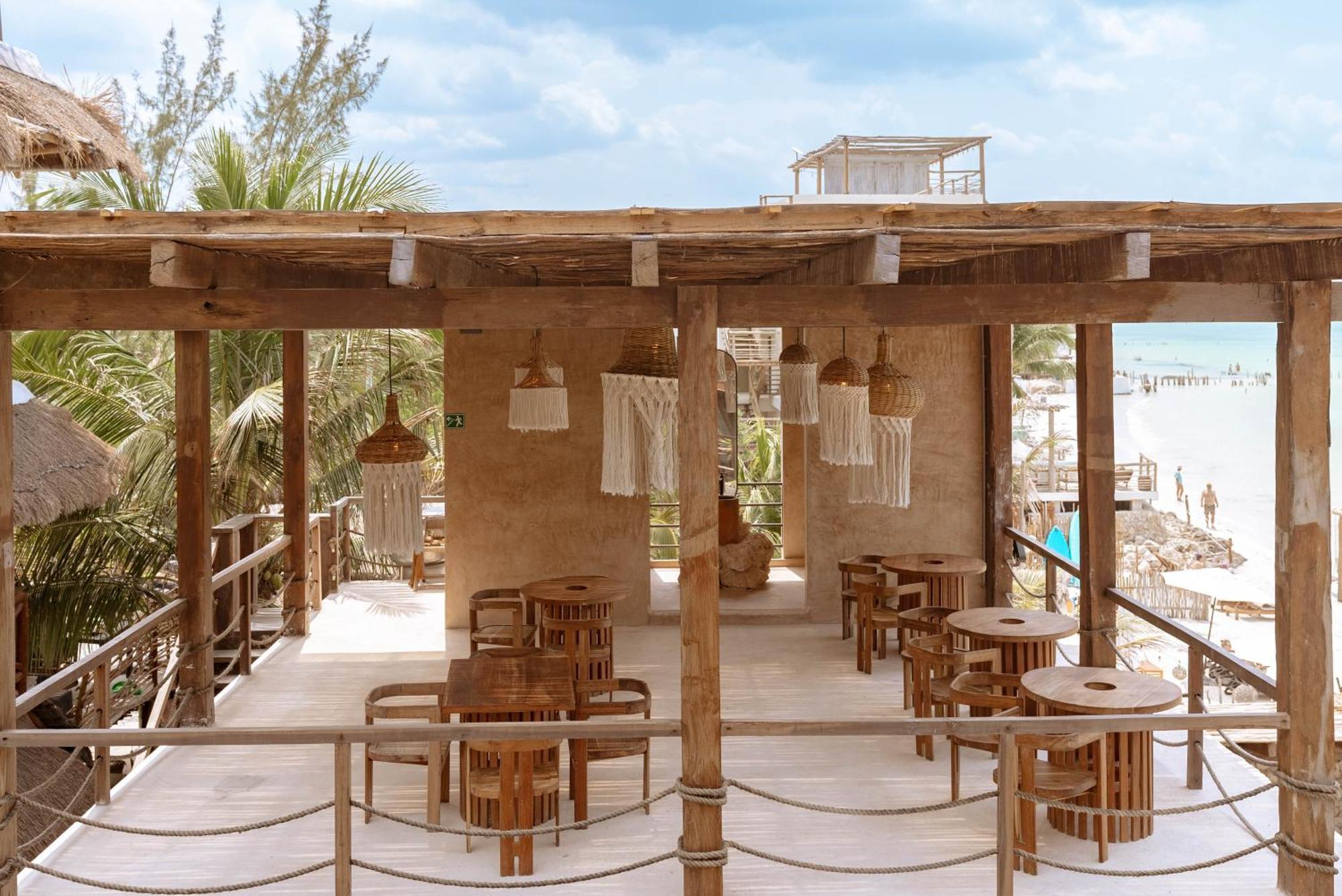 Awa Holbox Hotel Boutique - Beach Front Buitenkant foto