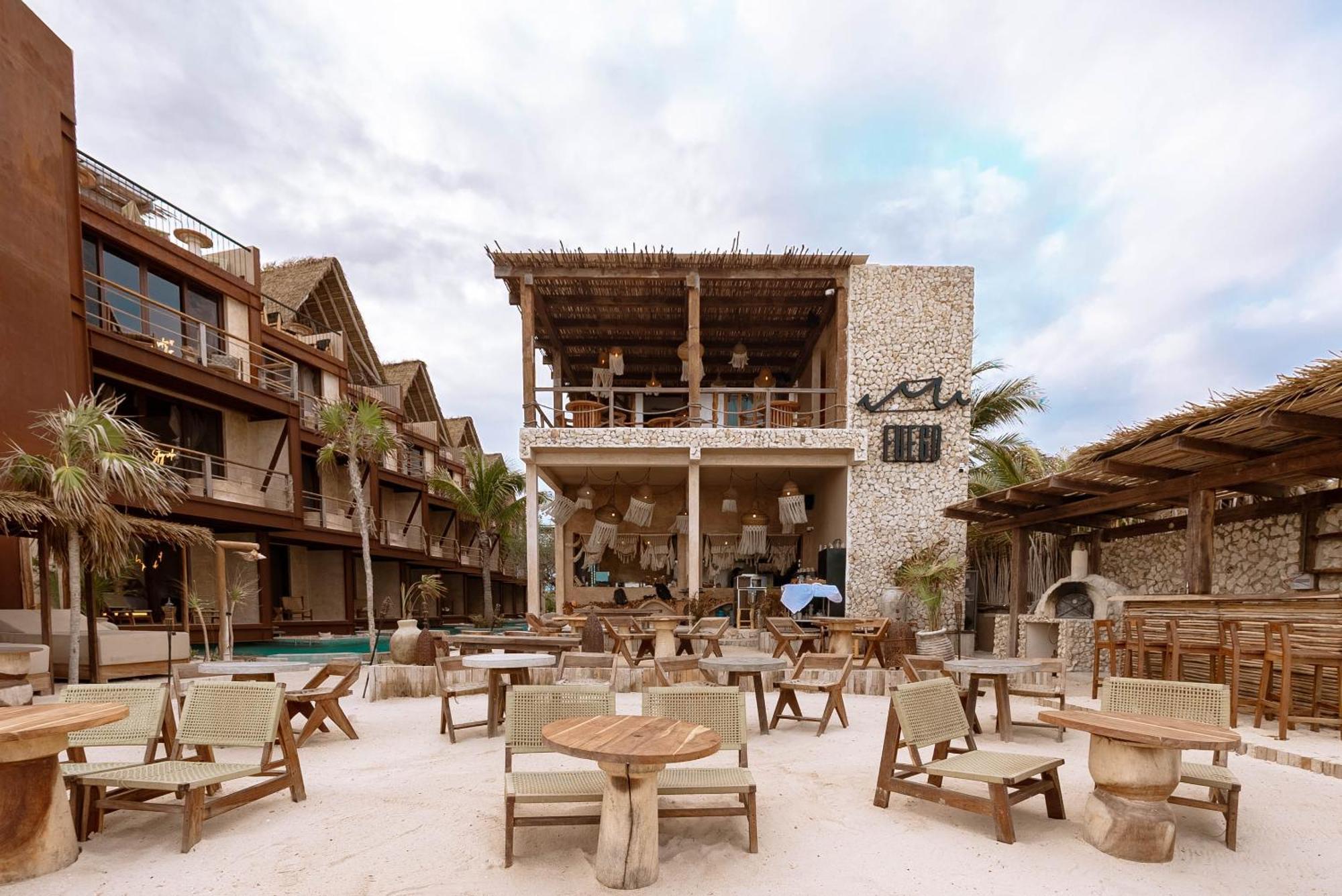 Awa Holbox Hotel Boutique - Beach Front Buitenkant foto