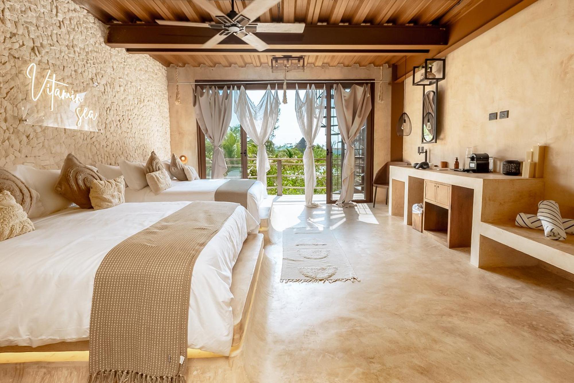 Awa Holbox Hotel Boutique - Beach Front Buitenkant foto
