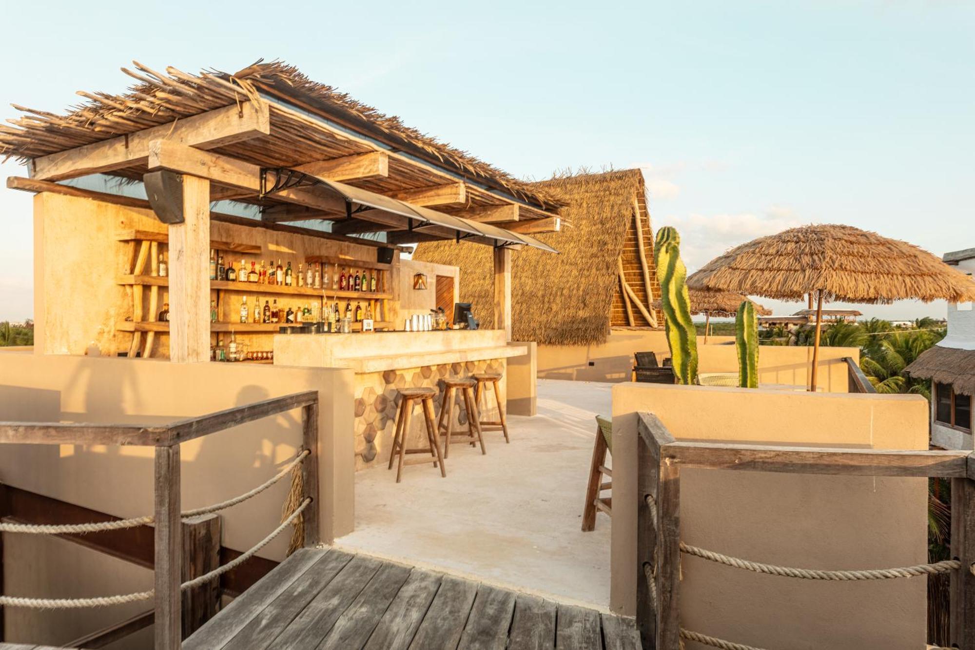 Awa Holbox Hotel Boutique - Beach Front Buitenkant foto