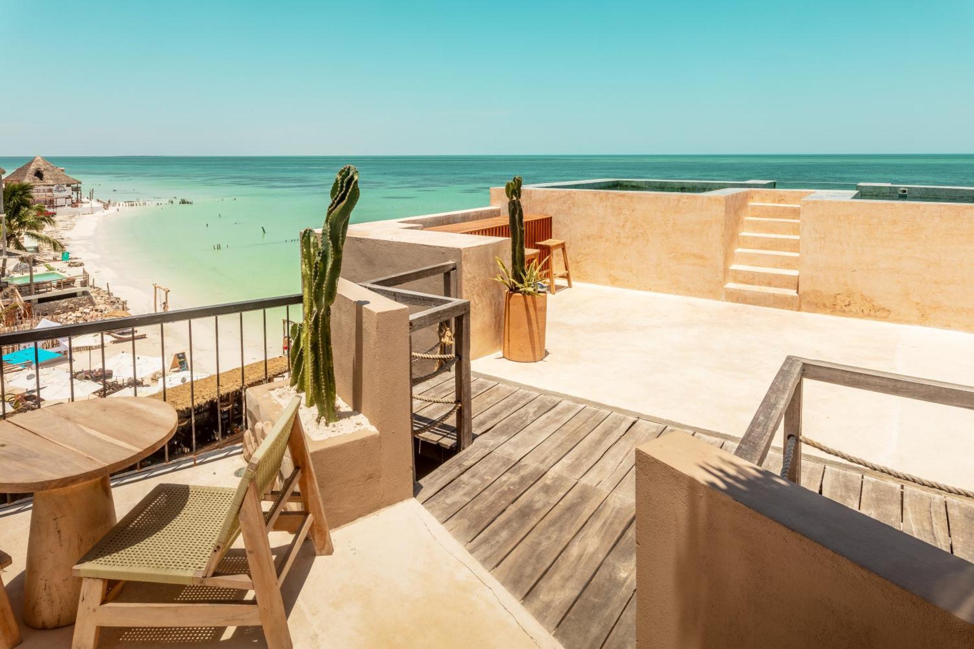 Awa Holbox Hotel Boutique - Beach Front Buitenkant foto